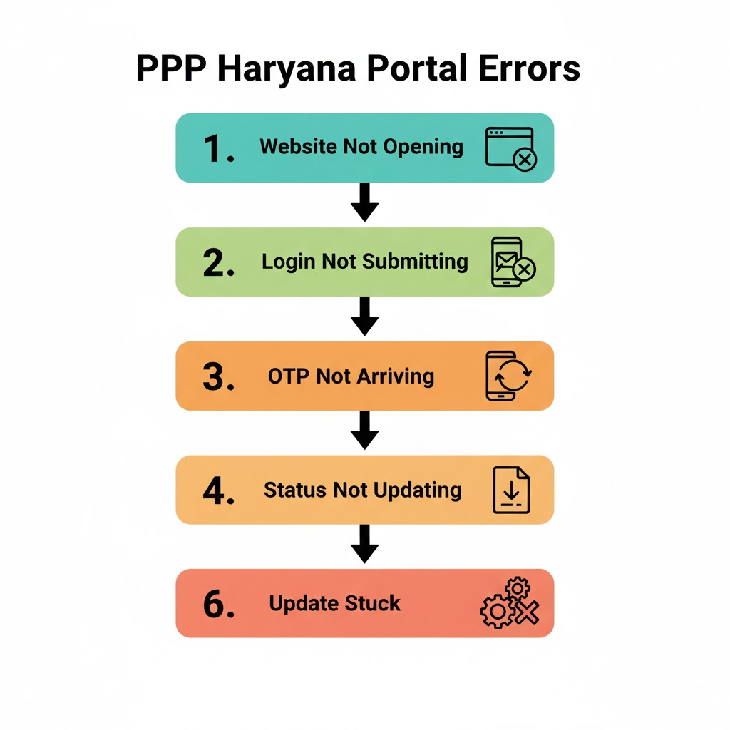 What Does “PPP Haryana Portal Not Working” Actually Mean?