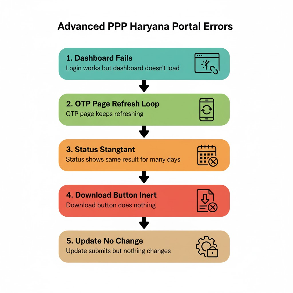 Common Situations When PPP Haryana Portal Stops Working
