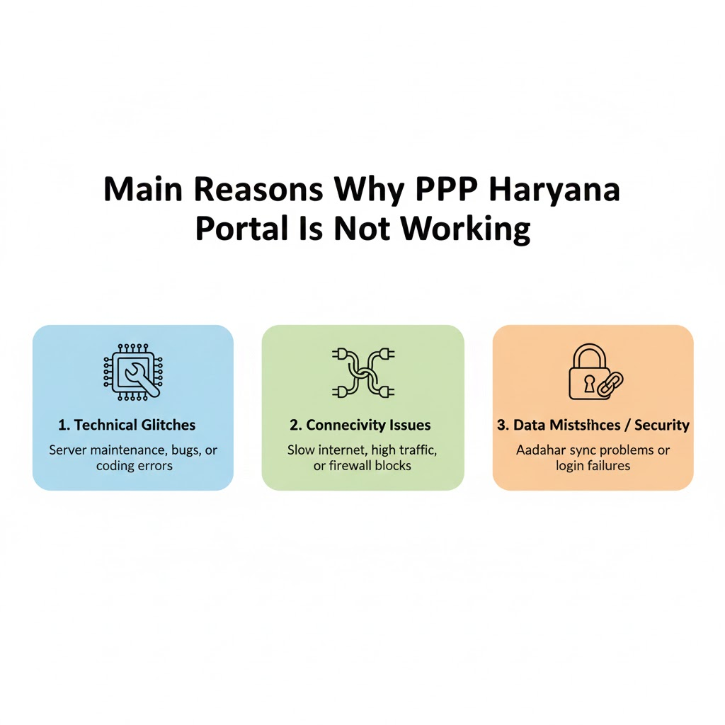 Main Reasons Why PPP Haryana Portal Is Not Working