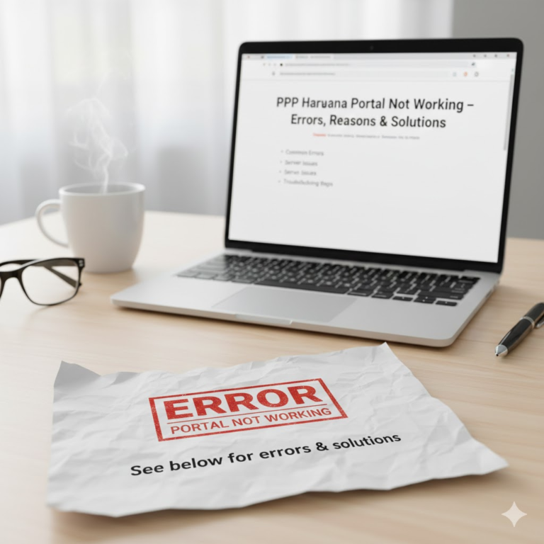 PPP Haryana Portal Not Working